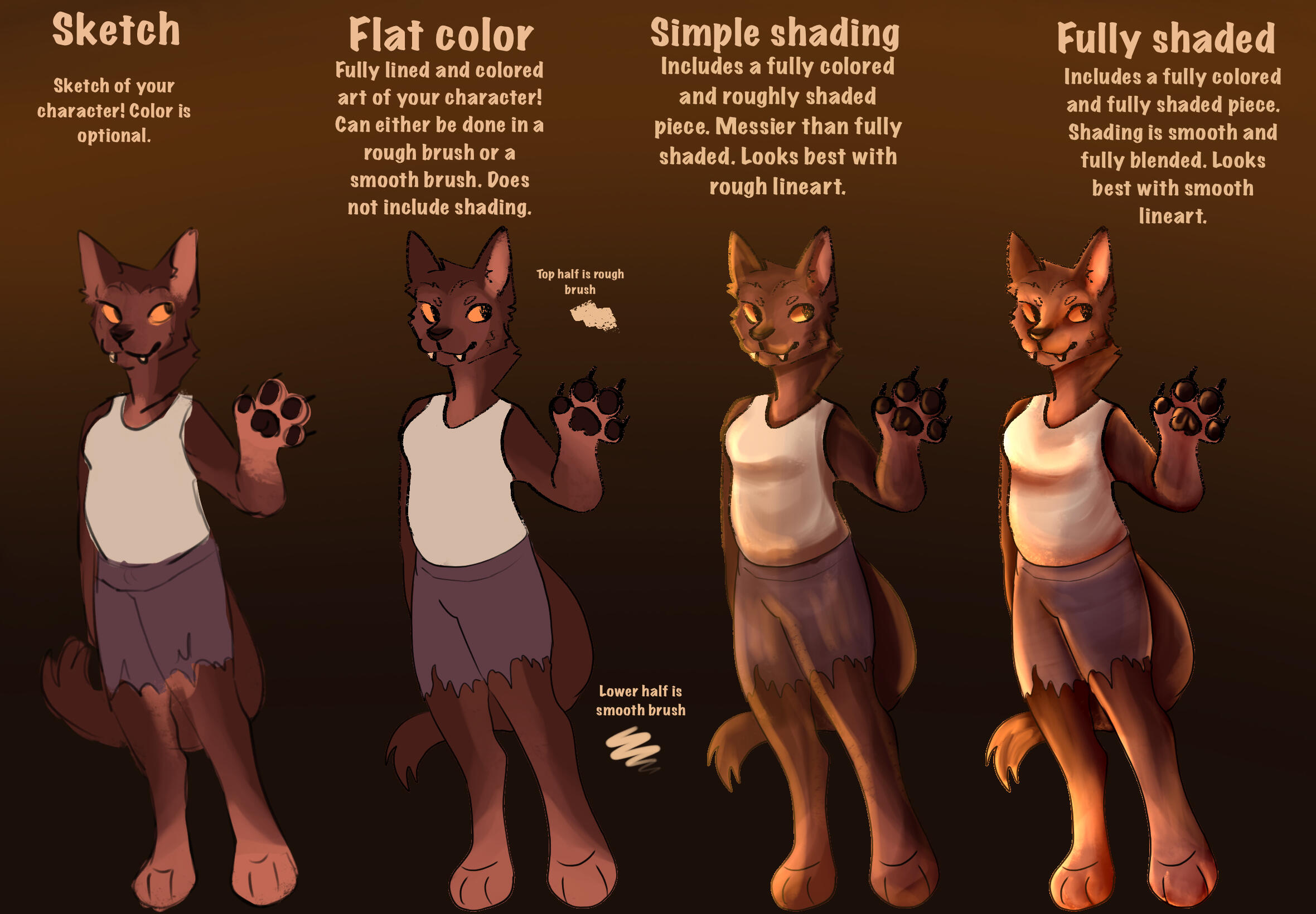 Left is smooth brush right is textured!!